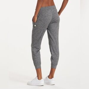 Vuori Heathered Gray Track Joggers (Medium)